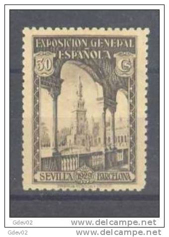 ES441-A526TARO.España .Spain.Espagne.EXPOSICION     DE SEVILLA BARCELONA..1929.( Ed 441**)sin Charnela.MAGNIFICO - Otros & Sin Clasificación