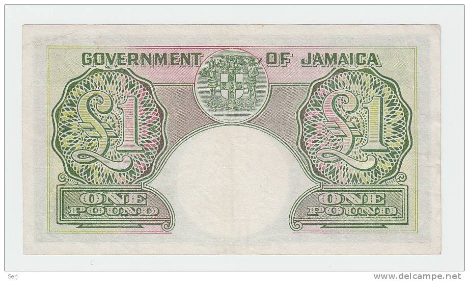 Jamaica 1 Pound 1958 AXF P 41b  41 B - Jamaica