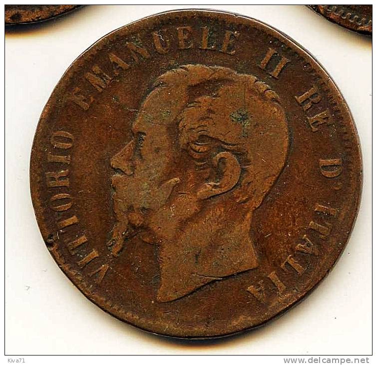 10 Centimi  "ITALIE"   1866 N TTB/VF - 1861-1878 : Vittoro Emanuele II