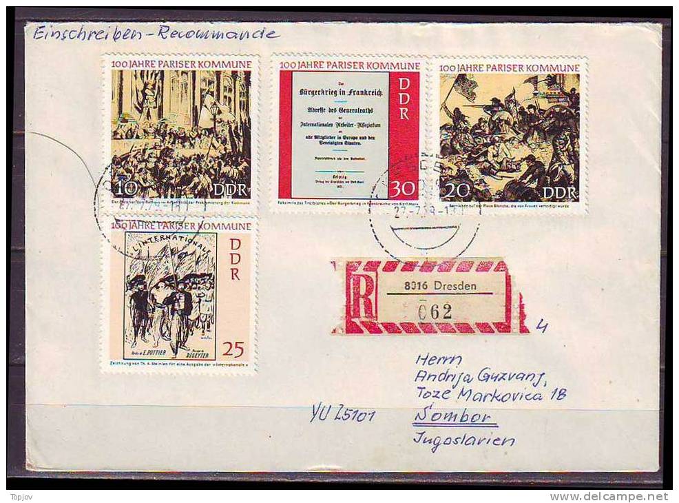 GERMANY -  DDR - PARIS. COMMUNE  - 1971 - Rivoluzione Francese