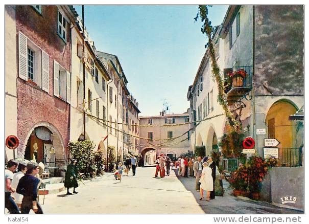 06 - Biot : Vue Générale Des Arcades Animée - CPM Ecrite - Biot