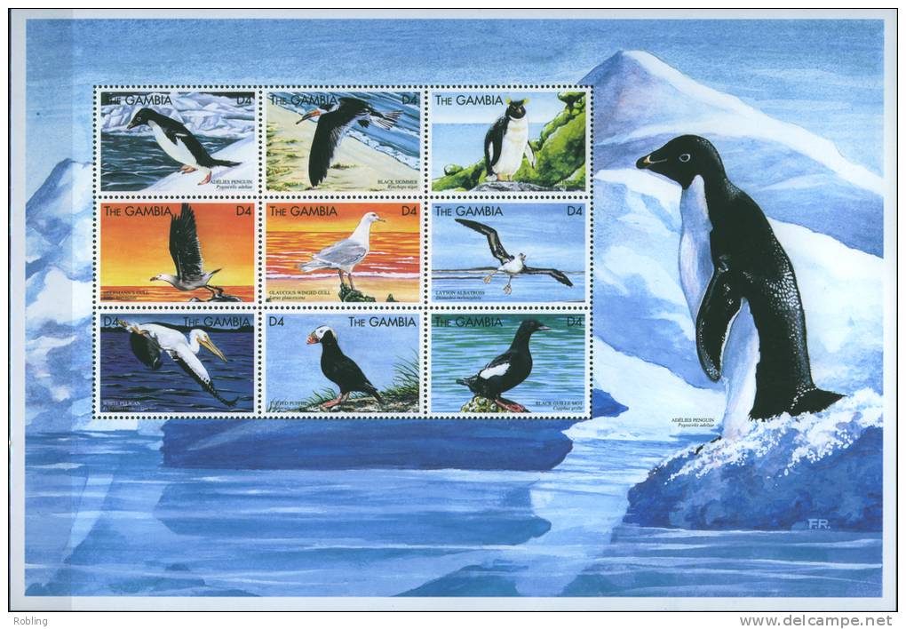 Gambia, Penguin, Antarctic, MNH 16479 - Pingouins & Manchots
