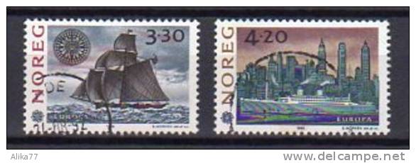 NORVEGE     Oblitéré    Y. Et T.   N° 1053 / 1054     Cote:  1,50  Euros - Used Stamps