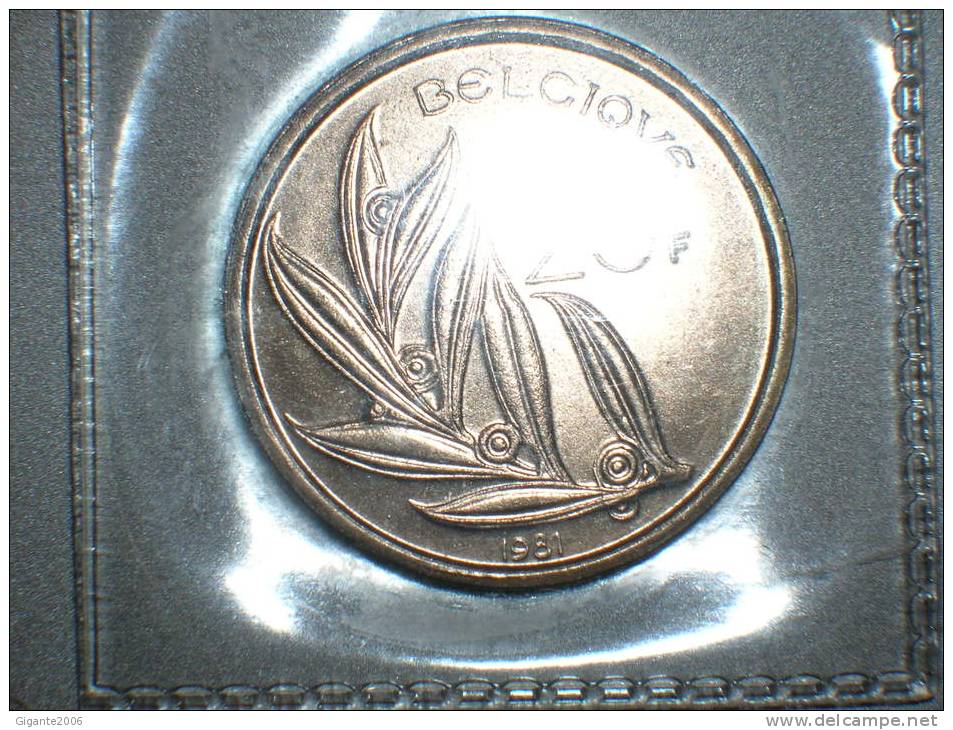 Bélgica 20 Francos 1981 (belgique) (1512-3) - 20 Francs
