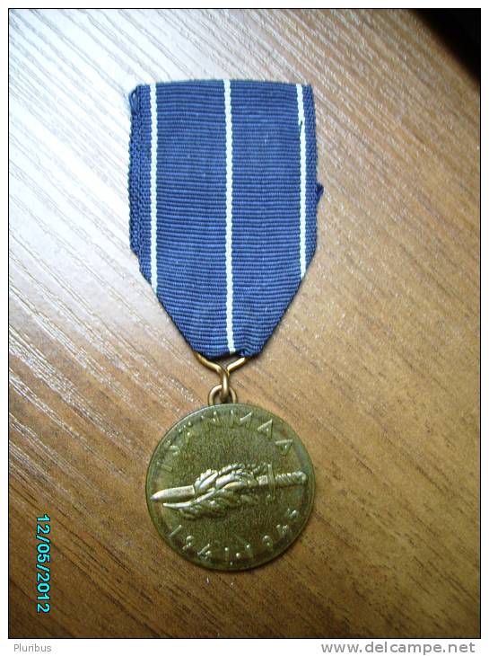 FINLAND  WW II 1941 -45  MILITARY MEDAL  FOR FATHERLAND - Other & Unclassified