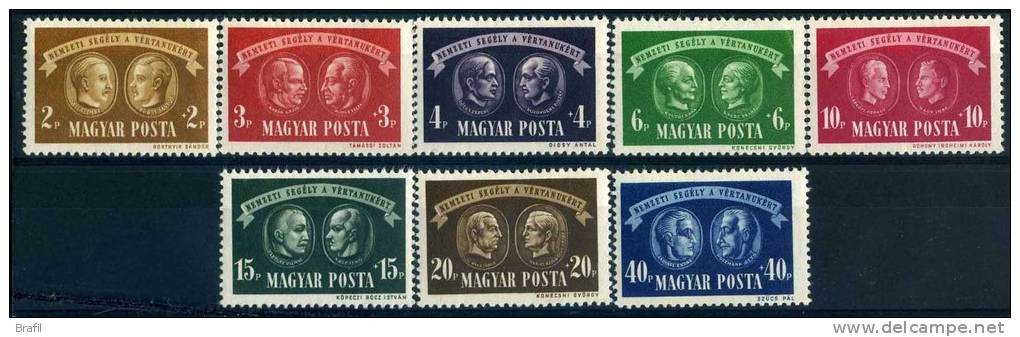 1945 Ungheria, Serie Martiri, Serie Completa Nuova (**) - Unused Stamps