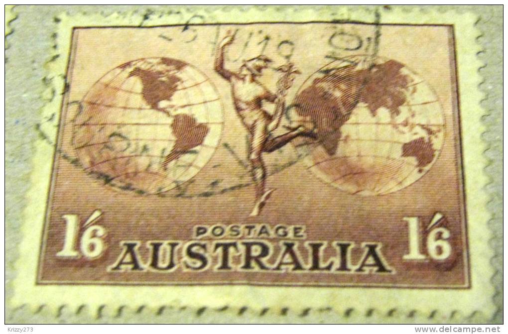 Australia 1934 Hermes 1s6d - Used - Usati