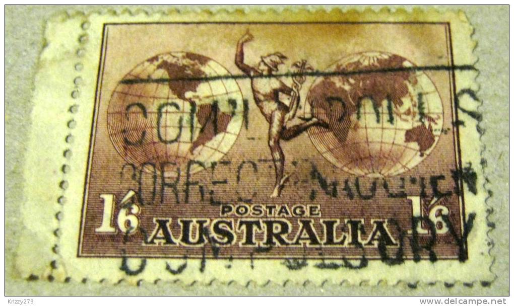 Australia 1934 Hermes 1s6d - Used - Usati