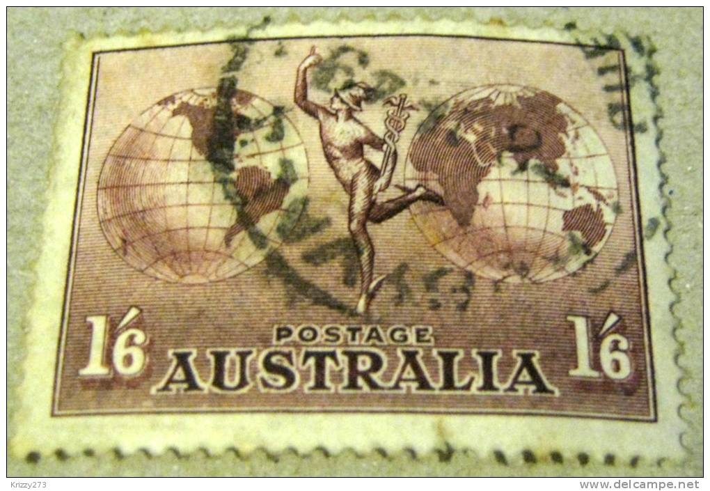 Australia 1934 Hermes 1s6d - Used - Usati