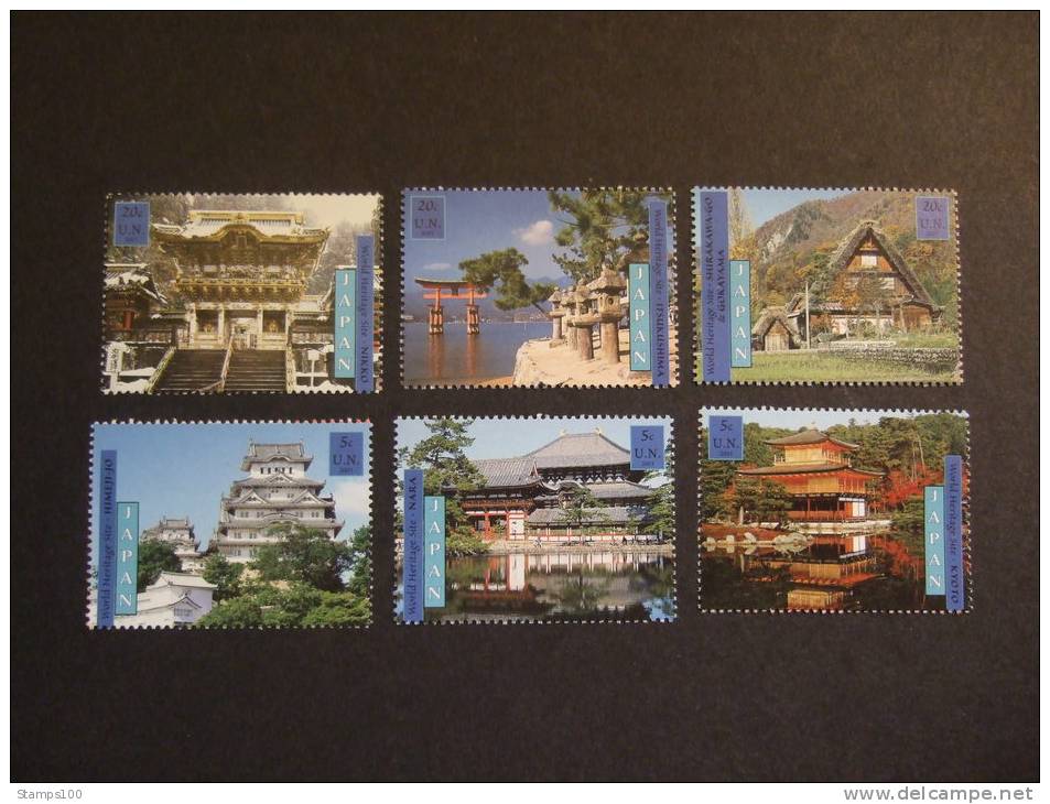 UNITED NATIONS  NEW YORK  2001   JAPAN,  JAPON   STAMPS FROM BOOKLET  MNH **  (P49-090) - Neufs