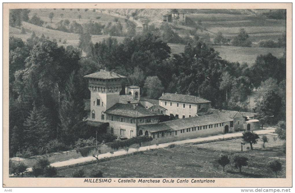 MILLESIMO  -SAVONA- CASTELLO MARCHESE ON.LE CARLO CENTURIONE  BELLA FOTO D´EPOCA ORIGINALE AUTENTIQUE 100% - Savona