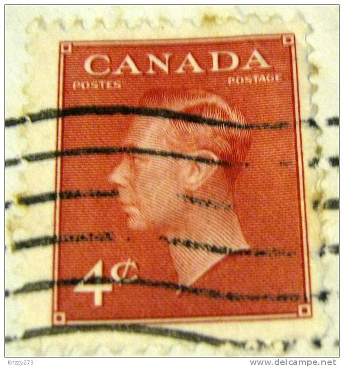 Canada 1950 King George VI 4c - Used - Andere & Zonder Classificatie