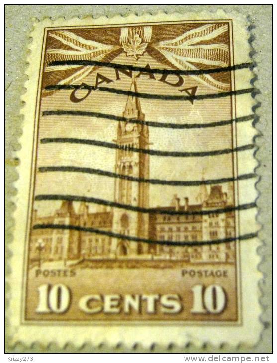 Canada 1942 Parliament Building 10c - Used - Other & Unclassified