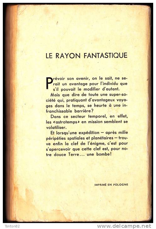 Pierre Barbet - Vers Un Avenir Perdu - Le Rayon Fantastique N° 98 - ( 1962 ) . - Le Rayon Fantastique