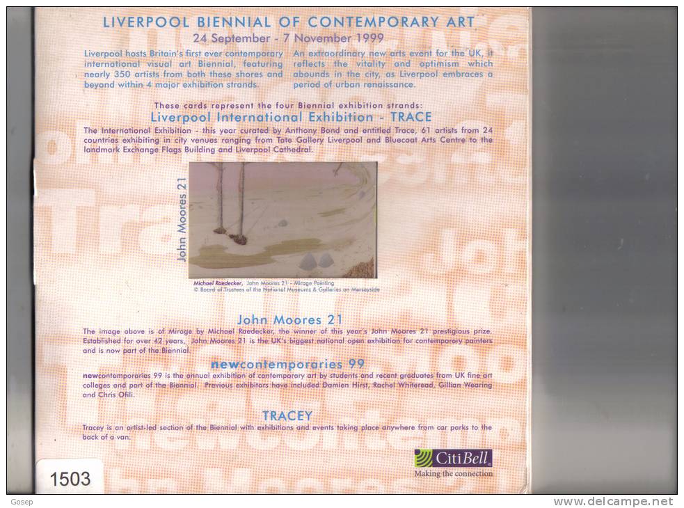 United Kingdom-liverpool Biennial Of Contemporary Art-tirage-1503(5 Cards)-mint+10 Cards Prepiad Free - BT Ensembles De Collection