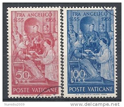 1955 VATICANO USATO FRA ANGELICO - RR10298-2 - Used Stamps