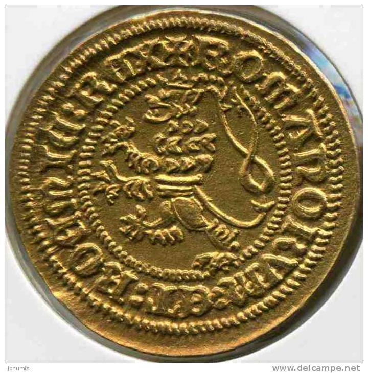 Médaille Tcheque Czech Charles IV De Bohème Karl IV Karolus Copie - Royal / Of Nobility