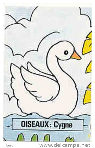 1 Carte De Jeu /  Cygne ( Blanc )  /  Basse-cour Poultry Swan Oiseau Bird  /  Animaux Animal  // IM 66 - Supplies And Equipment