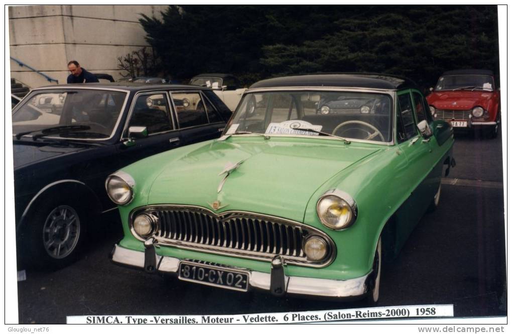 PHOTO ......AUTOMOBILE ....SIMCA VERSAILLES...REIMS 2000  VOIR SCANNER POUR DESCRIPTION COMPLET - Automobiles