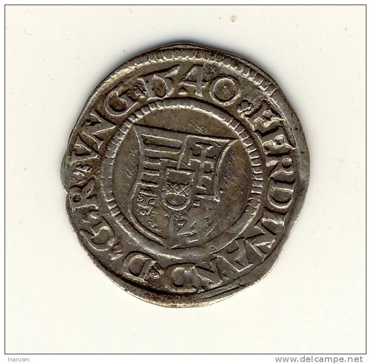 HONGRIE  -  HUNGARIA  -  1540  -  FERDINAND  -  DENAR  -  TTB - Hungría