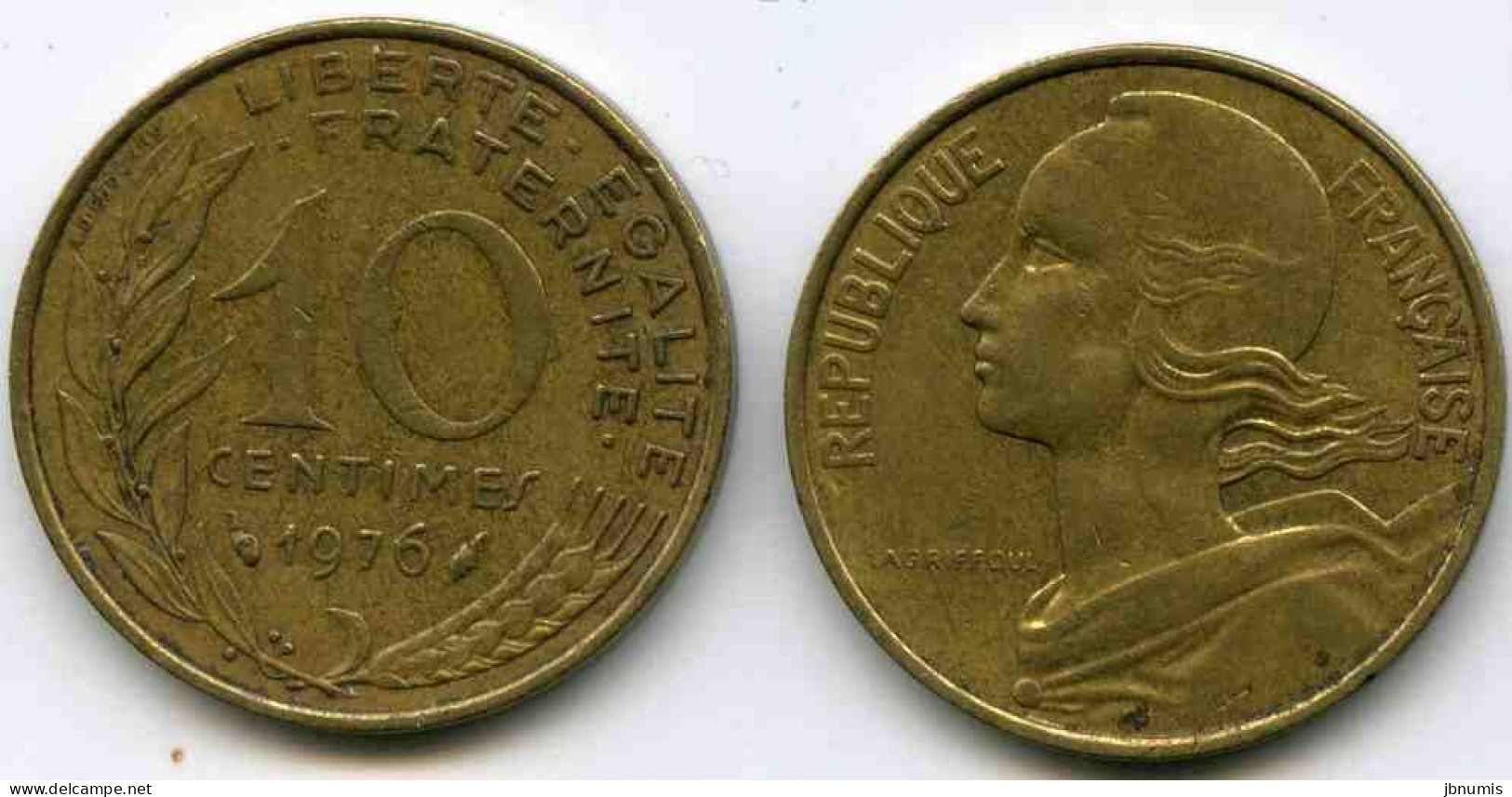France 10 Centimes 1976 GAD 293 KM 929 - 10 Centimes