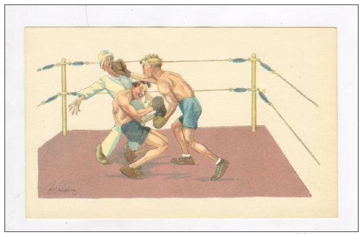 Boxer Hits Referee By Accident, 1920s - Boxing