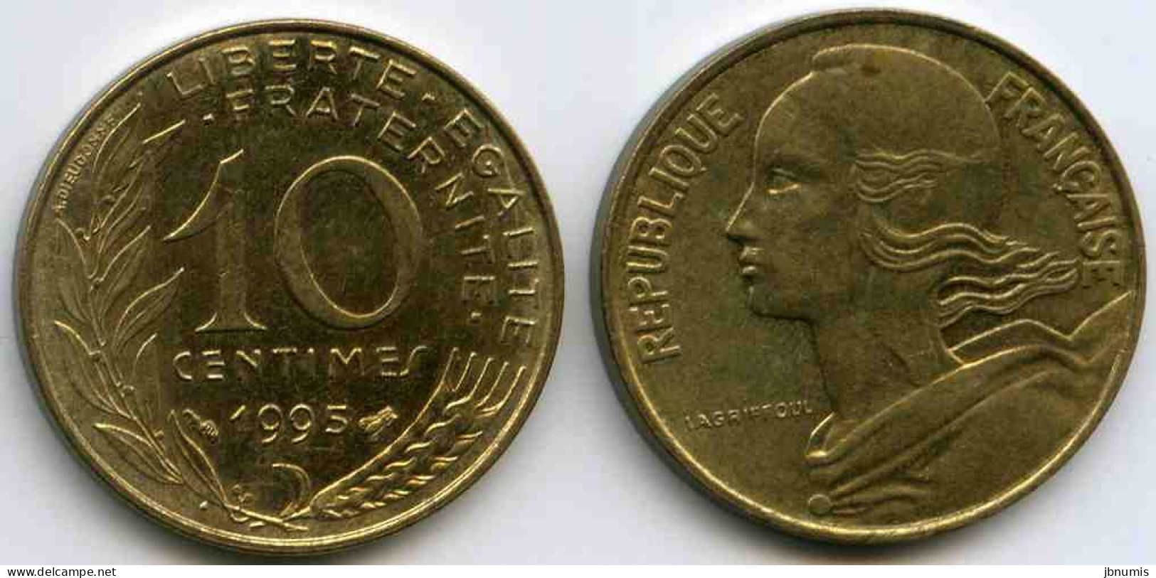 France 10 Centimes 1995 GAD 293 KM 929 - 10 Centimes