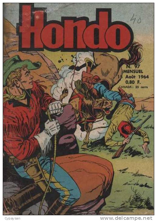 HONDO N° 97  BE  LUG   08-1964 - Hondo