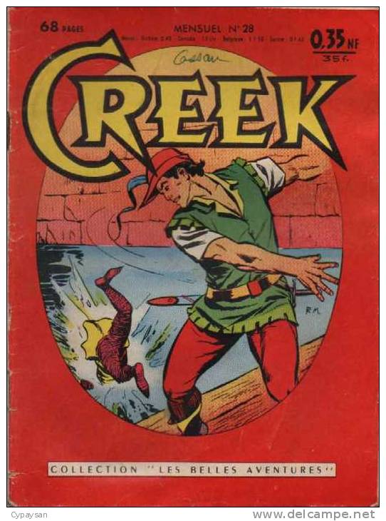 CREEK N° 28  BE  EDITIONS MONDIALES 10-1960  RARE - Formatos Pequeños