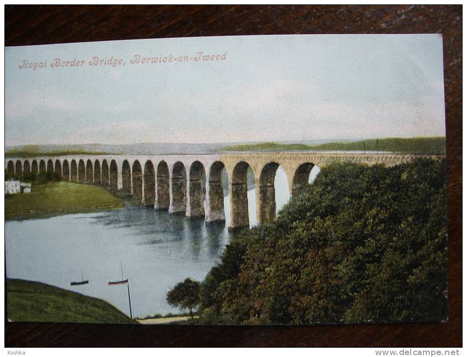 BERWICK ON TWEED - +/- 1910 - Royal Border Bridge  - Not Used - Valentine  - Lot 159 - Autres & Non Classés