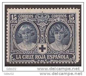 ES329-LA453.Spain Espagne ESPAÑA 1ª CRUZ ROJA.1926.(Ed 329*)  Con Charnela - Nuevos