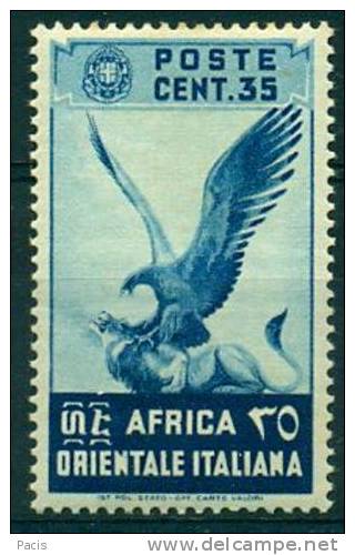 AOI  1938 SOGGETTI VARI 35 C. MNH** - Afrique Orientale Italienne