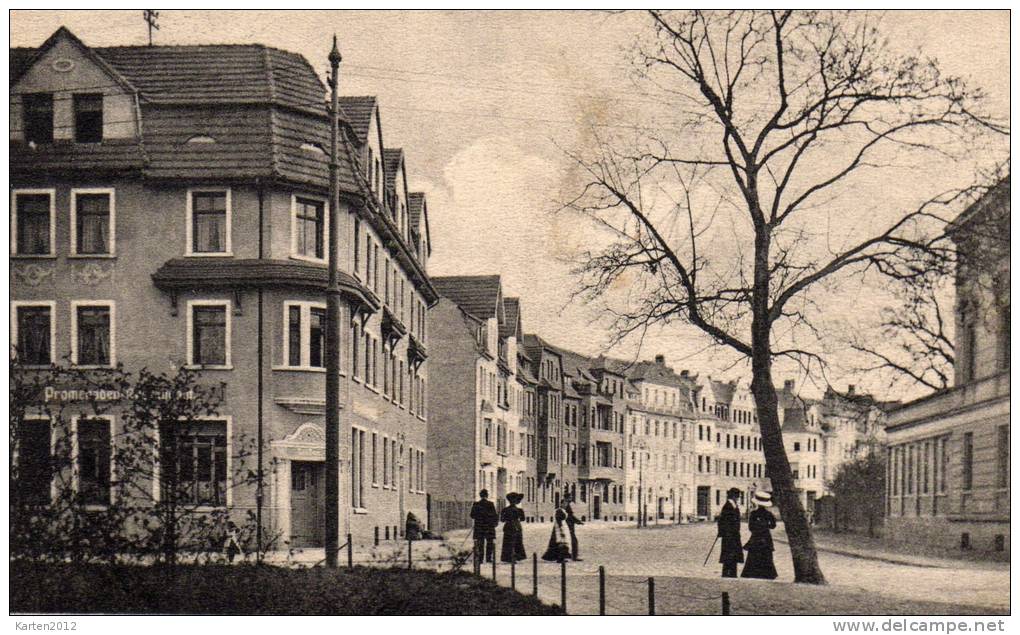 Ansichtskarte Stendal, Südpromenade - Stendal