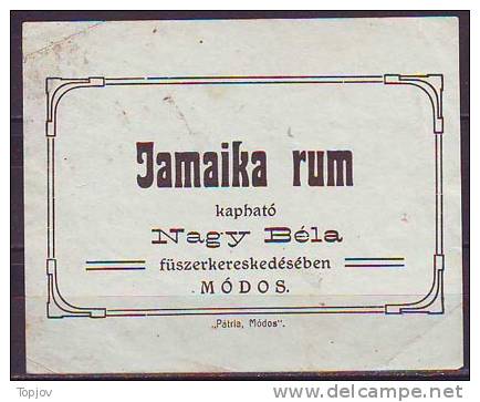 JAMAICA  RUM - JAMAIKA RUM From MODOS By NAGY BELA - Cc 1910 - Alkohol