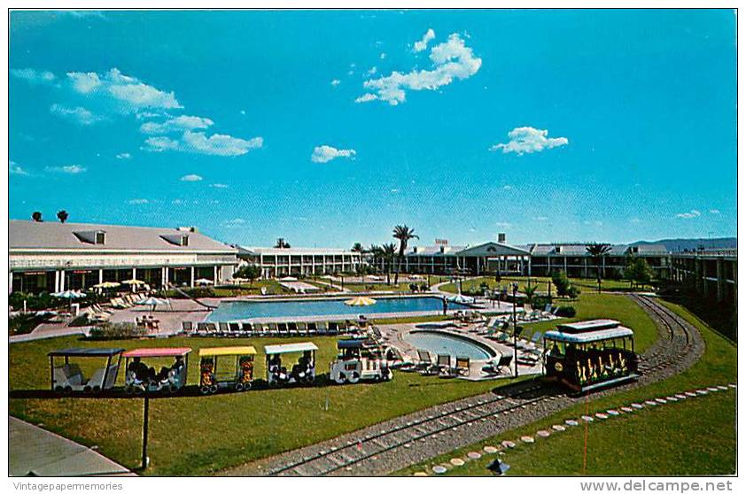 182431-Arizona, Phoenix, Ramada Inn, Swimming Pool, Miniature Train - Phönix