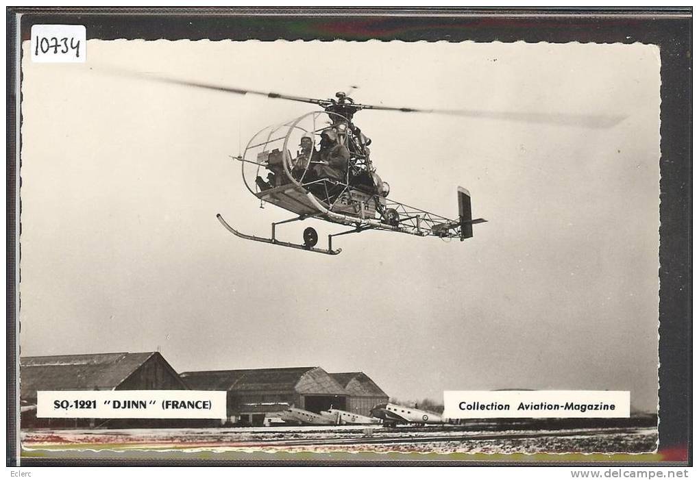 SO 1221  DJINN - FRANCE  - COLLECTION AVIATION MAGAZINE - TB - Hubschrauber