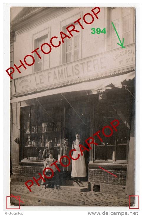 CORBIE-FAMILISTERE Succursale Nr.394-CARTE PHOTO-FRANCE-80-MAGASIN - Corbie