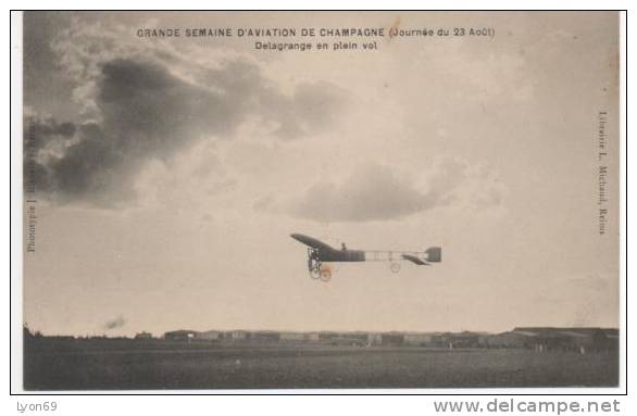 GRANDE SEMAINE D´AVIATION DE CHAMPAGNE  1909  REIMS - Meetings