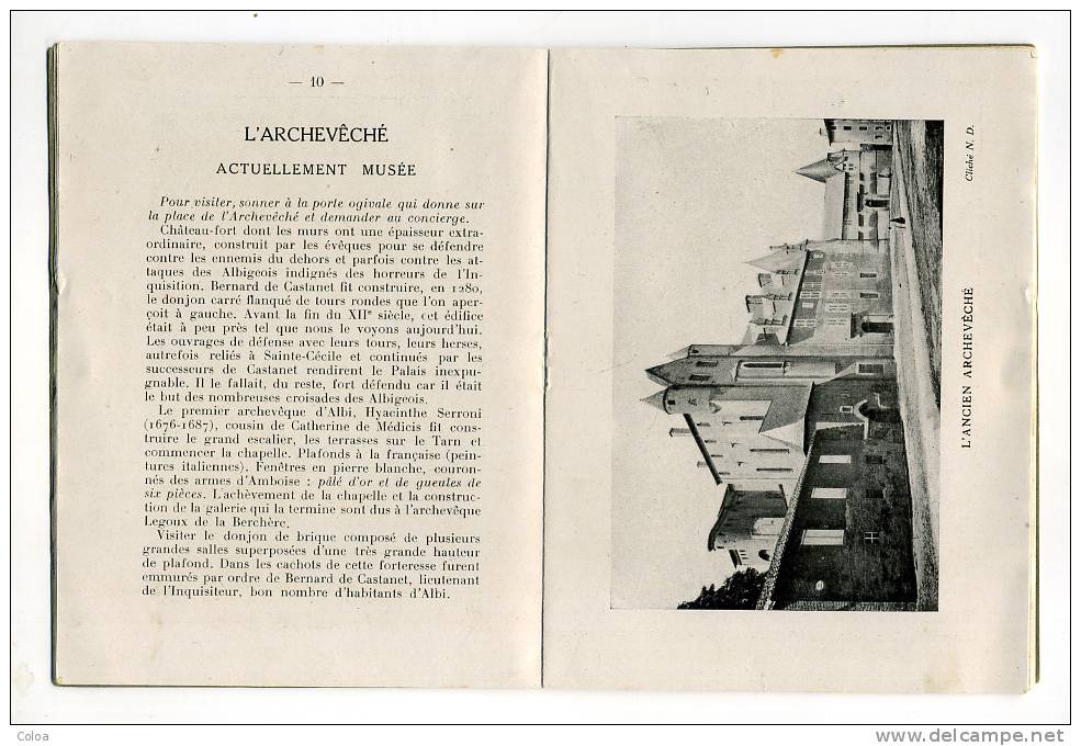 Guide Du Touriste D’Albi Et Des Environs Vers 1900 - 1901-1940