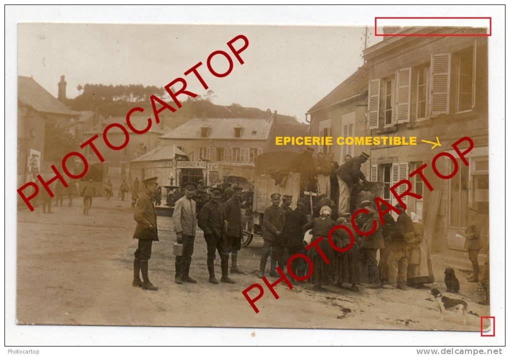 TRIGNY-GOULET-TURPIN Succ.63-EVACUATION-CARTE PHOTO-Guerre-14-18-1WK-FRANCE-51-FRANKREICH-MILITAIRE-Militaria- - Autres & Non Classés