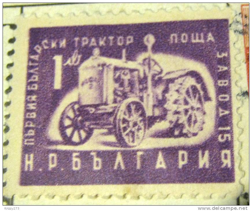 Bulgaria 1951 Tractor 1l - Used - Used Stamps