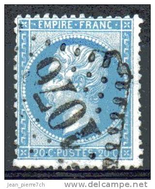 France  Frankreich Y&T 22° LGC 1076 - 1862 Napoléon III.