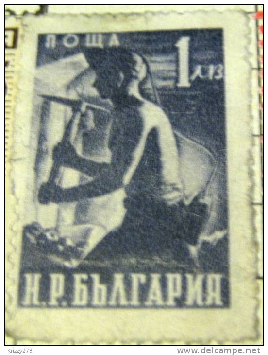 Bulgaria 1950 Miner 1l - Used - Gebraucht