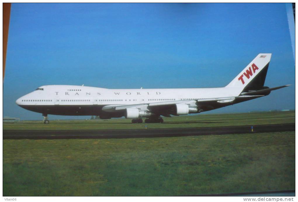 TWA   B 747 128   N174GM - 1946-....: Moderne