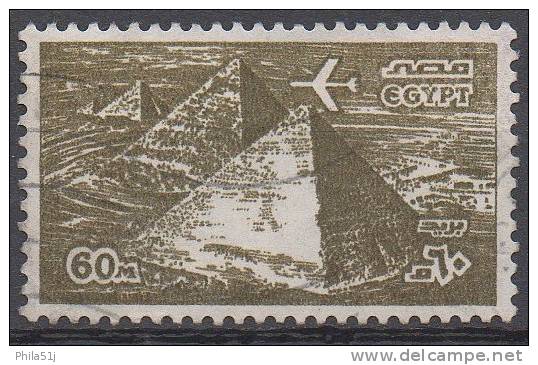 EGYPTE  N°PA 165__OBL VOIR SCAN - Posta Aerea