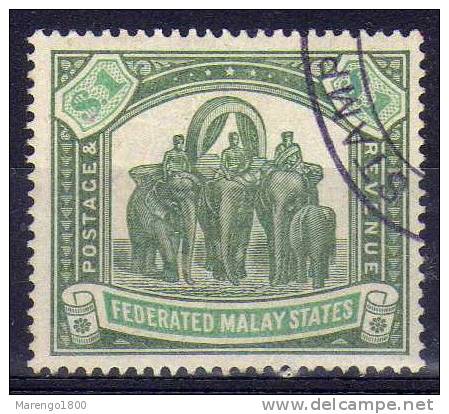 Federated Malay States 1901 - 1 $   (g3134) - Federated Malay States