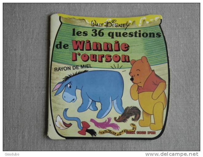 Les 36 Questions De Winnie L'ourson Deux Coq D'or 1988. Format Pot De Miel.Voir Photos. - Disney