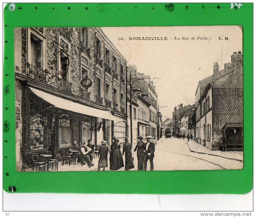 ROMAINVILLE LA RUE DE PARIS - Romainville