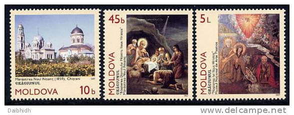 MOLDOVA 1997 Christmas MNH / **.  Michel 253-55 - Moldavie