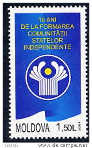 MOLDOVA 2001 10th Anniversary Of CIS  MNH / **.  Michel  420 - Moldavie